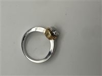 Anello Gioielleria Dossena  Donna in Oro bianco Diamante 0.44 Ct ANOR-256-253 - ANOR-256-253